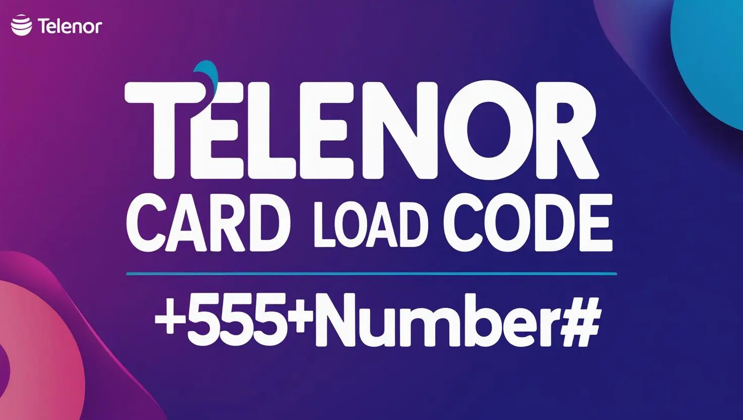Telenor Card Load Code
