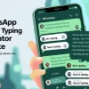 WhatsApp group typing indicator