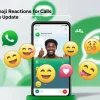 whatsapp emoji reaction for call