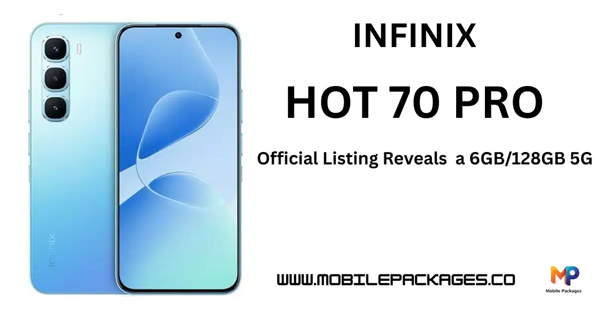 Infinix Hot 70 Pro 5G