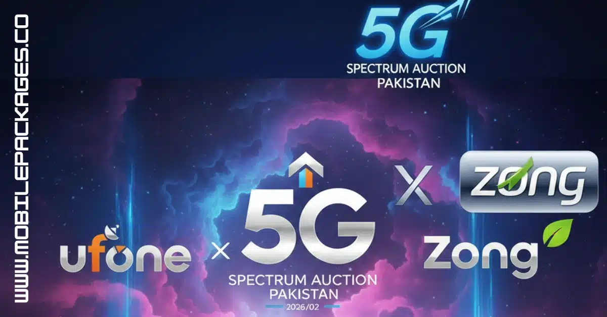 Ufone and Zong 5G Spectrum Auction Pakistan
