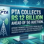 PTA Collects Rs 12 Billion Ahead of Pakistan 5G Auction